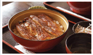 日本伝統の味「うな丼」の写真