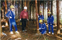 森林・林業体験学習の写真