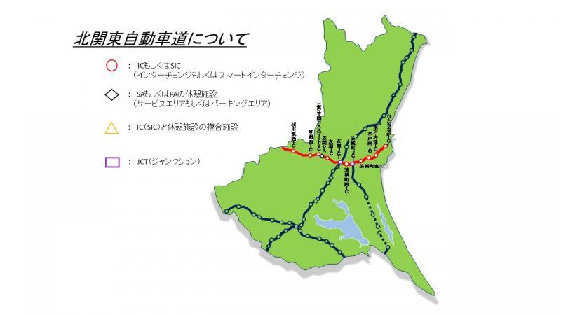 北関東自動車道について