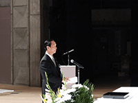 平成２８年度茨城県戦没者追悼式に出席