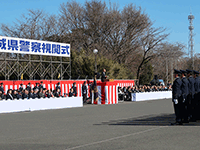 平成29年茨城県警察視閲式に出席