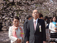 内閣総理大臣主催「桜を見る会」に出席