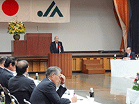 「茨城県農業協同組合中央会・各会通常総会」に出席
