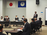 茨城県議会災害対策会議に出席