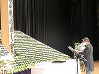 「令和２年度茨城県戦没者追悼式に参列
