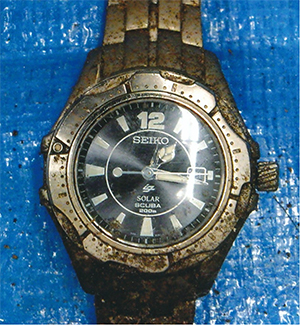 腕時計の文字盤の写真