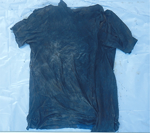 半袖Tシャツ（紺色）の写真