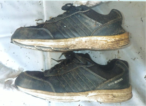 運動靴側面の写真