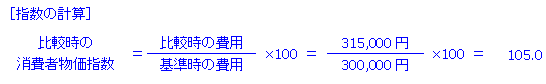 指数の計算式