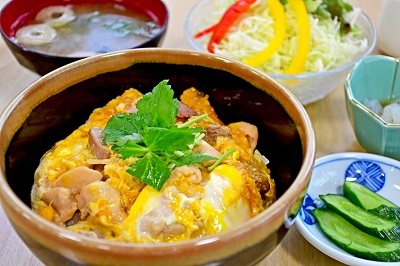 道の駅だいご（奥久慈しゃも親子丼）