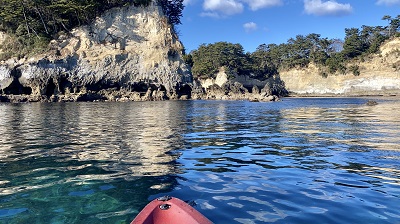 カヤックから見える絶景と透き通った海