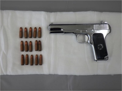 押収された拳銃