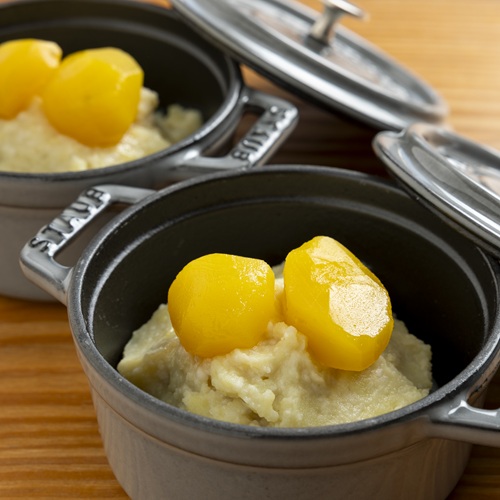 べにはるかの甘酒栗きんとん