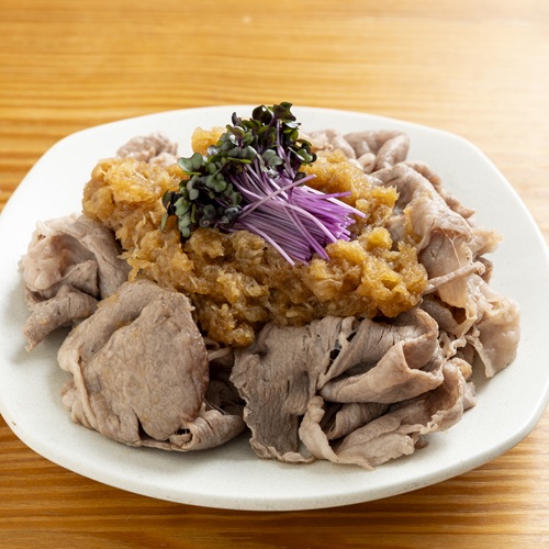 常陸牛のわさびおろししゃぶしゃぶ