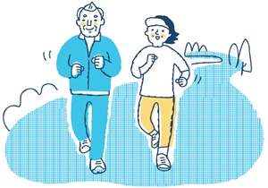 ウォーキングイラスト