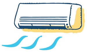 エアコンイラスト