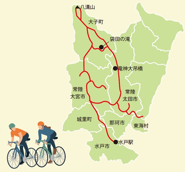 奥久慈里山ヒルクライムルート