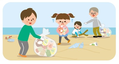 ごみ拾いイラスト