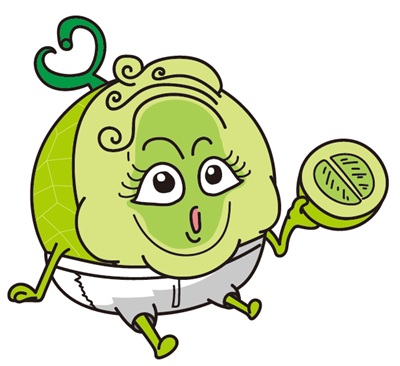 メロンに メロメロな メロメロさん