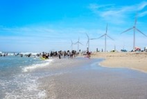 日川浜海岸の風車（神栖市）