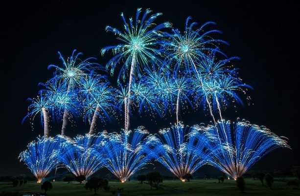 大洗海上花火大会の花火