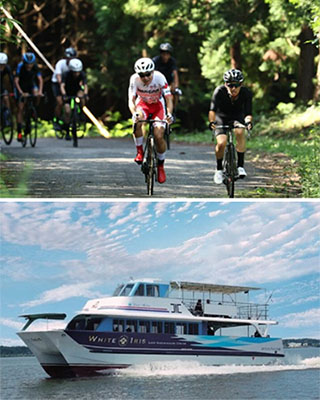 サイクルトレインとサイクルーズのイメージ