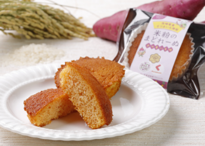 ほしいも残渣を活用した「米粉のまどれーぬ」