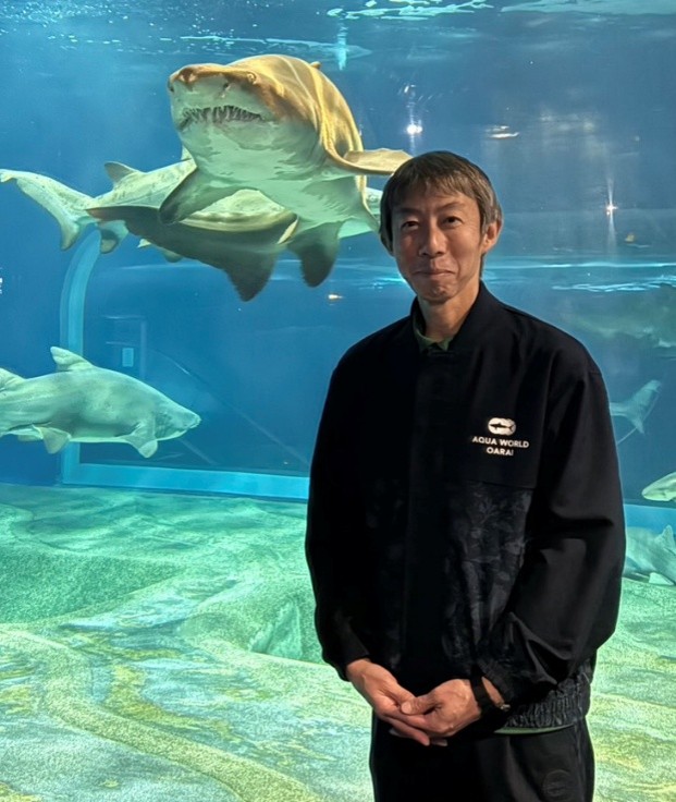 徳永さん(サメ飼育員、アクアワールド茨城県大洗水族館)