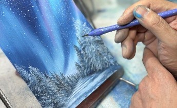 学童用水彩絵具を使った作品01