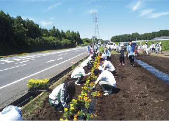 道路ボランティア作業イメージ