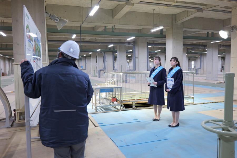 処理場見学