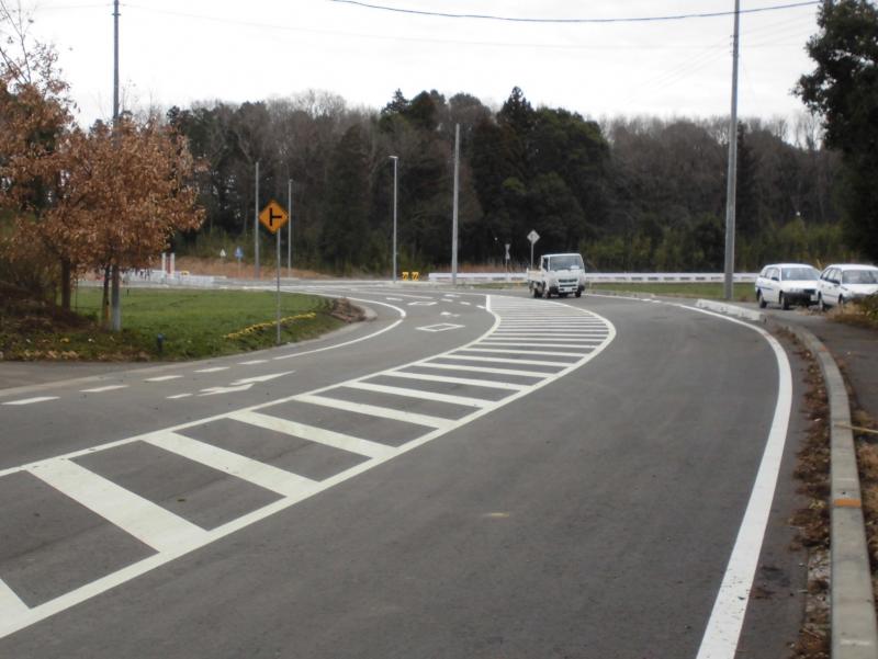 都市計画道路　鹿小路細野線（常総市道1-0121号線）一部供用開始（平成28年2月15日10時）