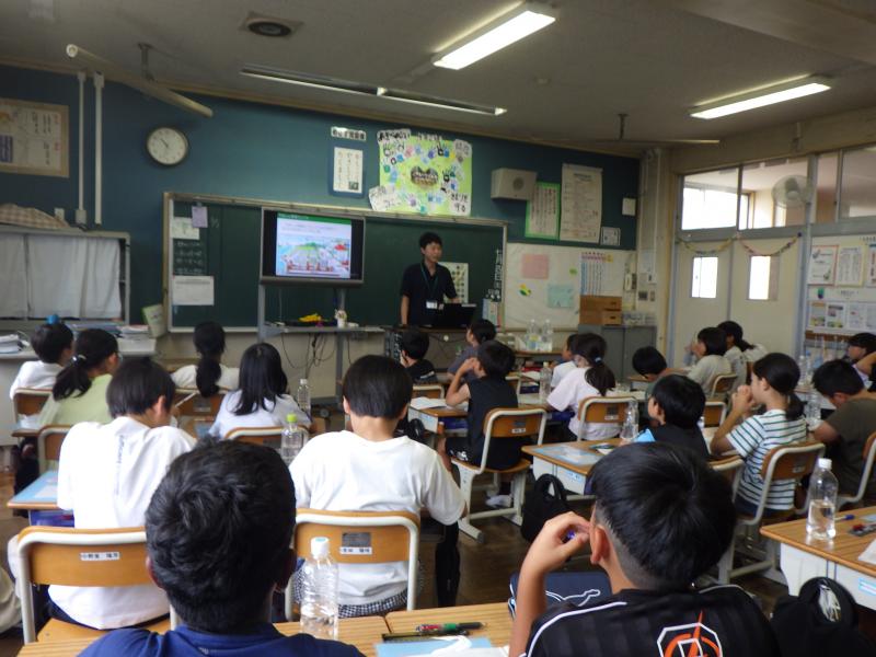 説明の様子、写真