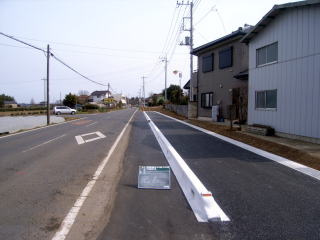 猿島常総線歩道整備後