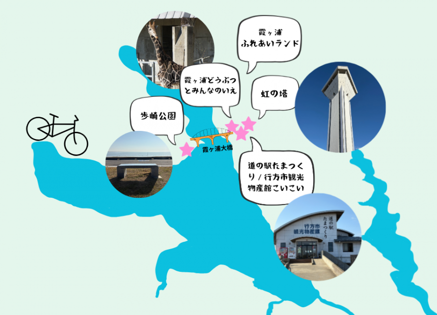 行方・霞ヶ浦マップ