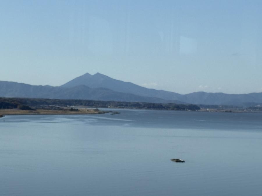 展望台から見た筑波山