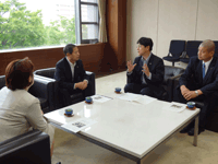 高萩市から,東日本大震災により被害を受けた行政庁舎の再建に関する要望