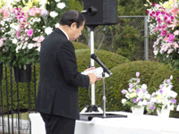 県警察学校 茨城県殉職警察職員慰霊祭に出席