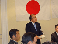 茨城県防衛協会 平成26年度定期総会に出席