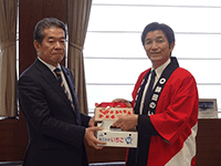 鉾田市,JA茨城旭村及びJAほこたのPR訪問を受ける細谷議長