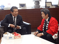 鉾田市,JA茨城旭村及びJAほこたのPR訪問を受ける細谷議長