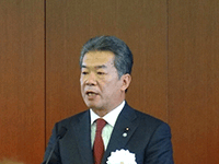 町村自治功労者表彰式に出席