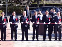 (財)全日本軟式野球連盟会長 岡部英男之像 建立除幕式及び祝賀会に出席