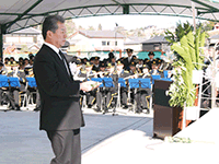 東日本大震災四周年 茨城県・北茨城市合同追悼・復興祈念式典に出席