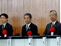 茨城県警察学校 初任科第295期・一般職員初任科第21期入校式に出席