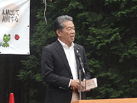 カスミ共感創造の森 第5回植樹祭に出席