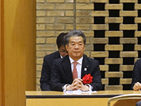 茨城県土地改良政治連盟並びに自由民主党茨城県土地改良支部総会に出席