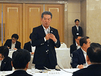 本県選出の国会議員に対する国の施策及び予算に関する提案・要望の説明会に出席
