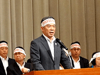 TPP交渉における国会決議遵守を求める茨城県民集会に出席