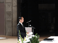 平成28年度茨城県戦没者追悼式に出席